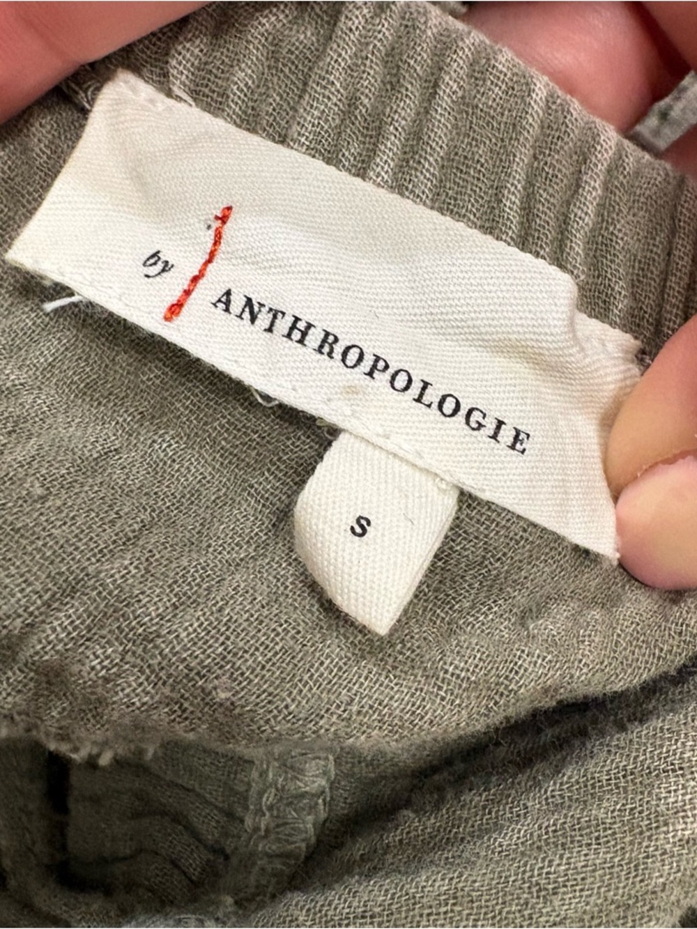 Anthropologie Maronie Gauze Overalls Jumpsuit Brown Gray Wide Leg Cotton Small - Picture 8 of 9
